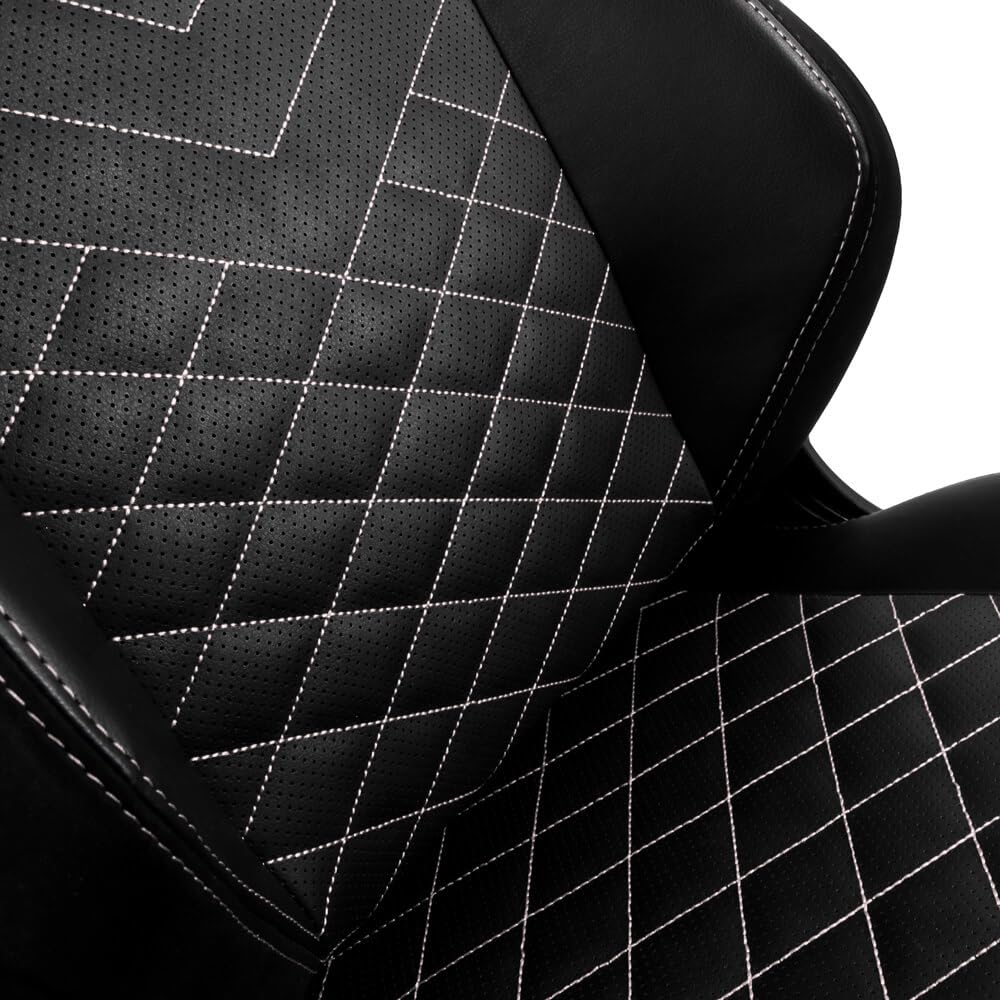 noblechairs Hero Gaming Stuhl PU Schwarz/Weiß