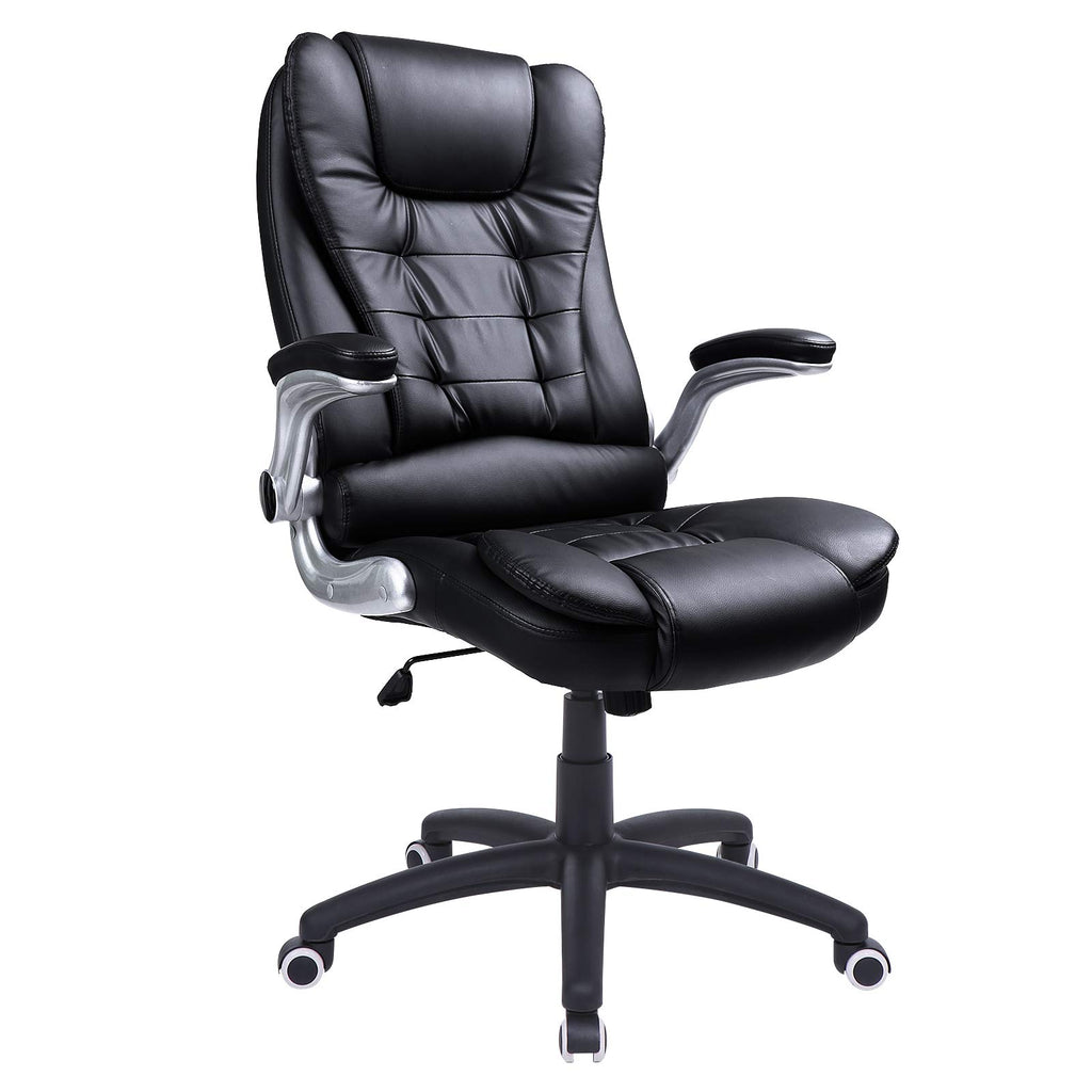 SONGMICS Gaming Stuhl Racing PU Schwarz OBG51B