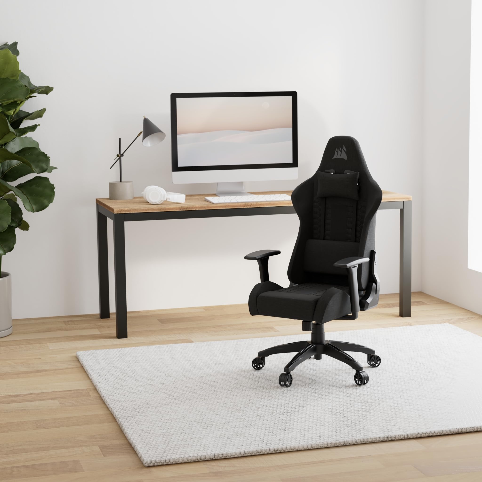 Corsair TC100 Gaming Stuhl Stoff Schwarz