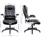 SONGMICS Gaming Stuhl Racing PU Schwarz OBG51B