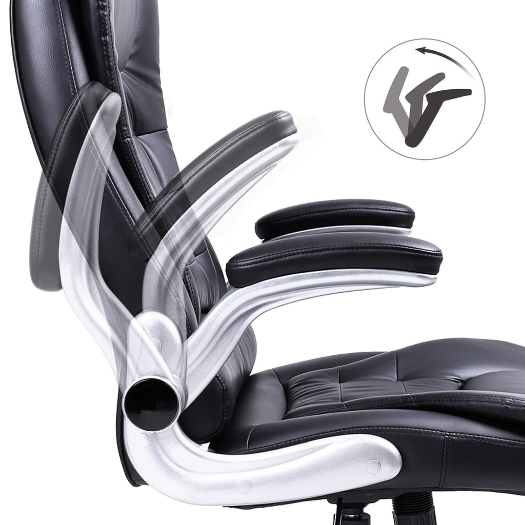 SONGMICS Gaming Stuhl Racing PU Schwarz OBG51B