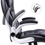 SONGMICS Gaming Stuhl Racing PU Schwarz OBG51B