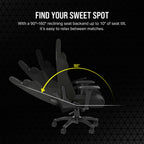 Corsair TC100 Gaming Stuhl Stoff Schwarz