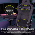Corsair T3 RUSH Gaming Stuhl Stoff Grau 2023